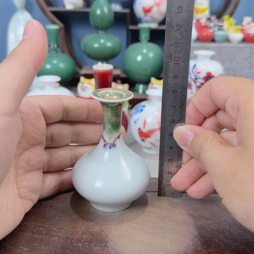陶瓷手工小花器摆件