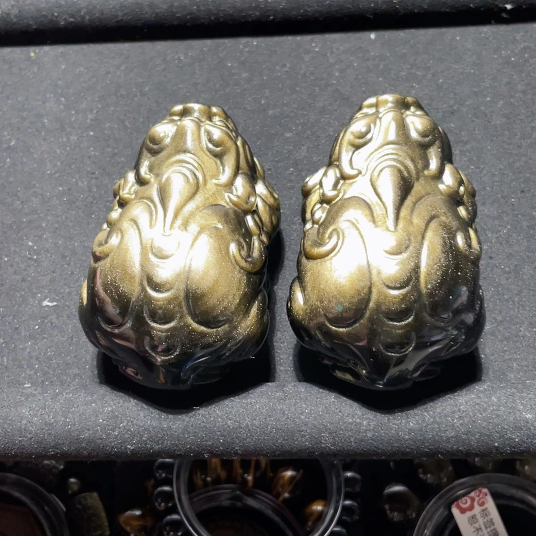 欧***朵未镶嵌黑曜岩珠宝奇石
