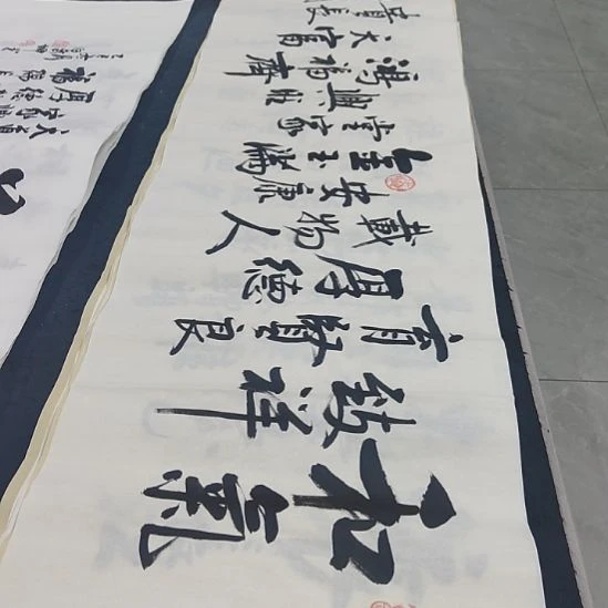 洛伊白武坤老师作品一副