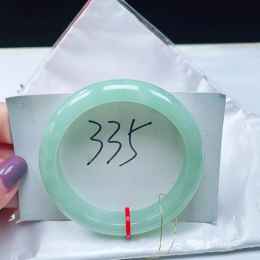 翡翠未镶嵌手镯缅甸翡翠53+