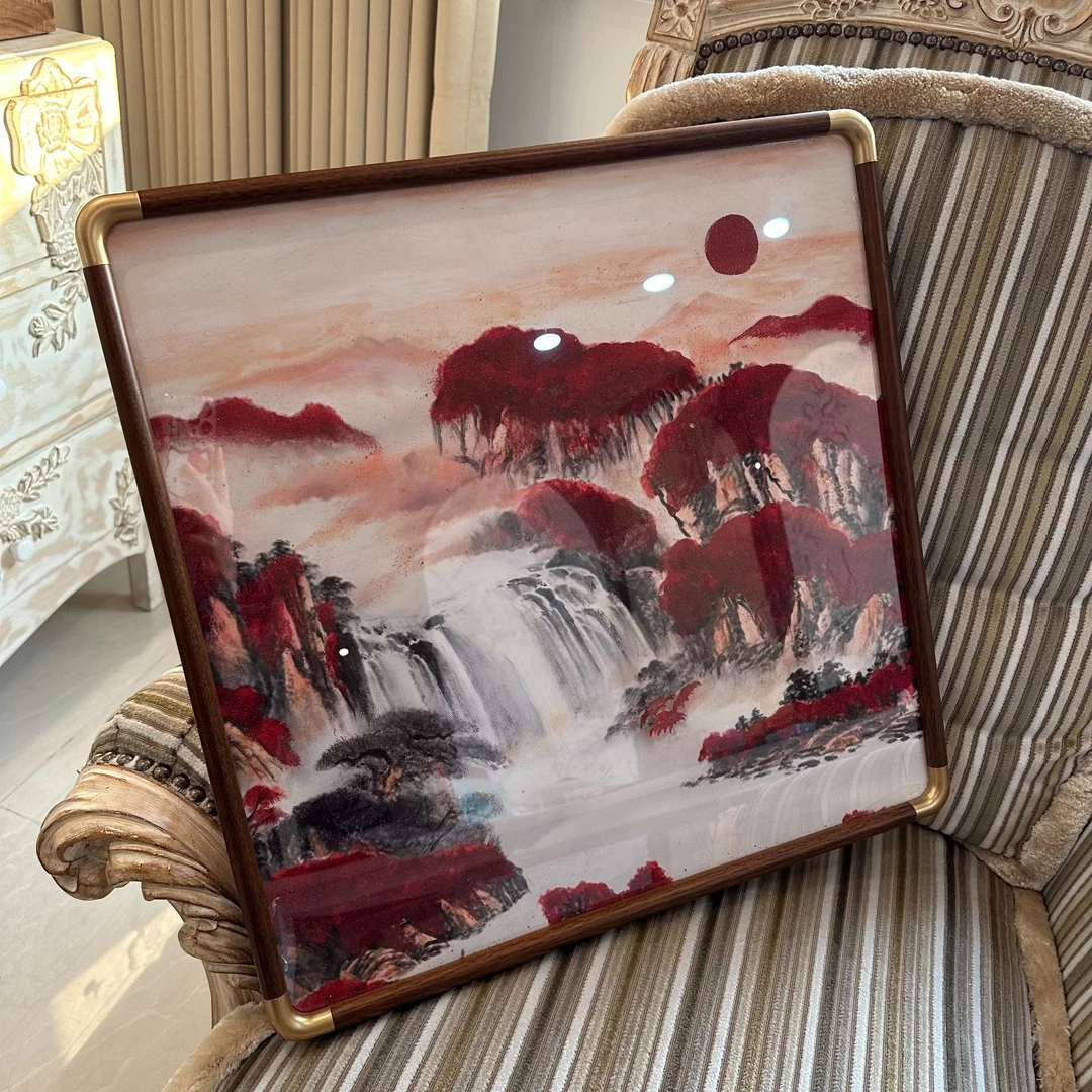 ananstudio新中式背景装饰画 （多样性发货）