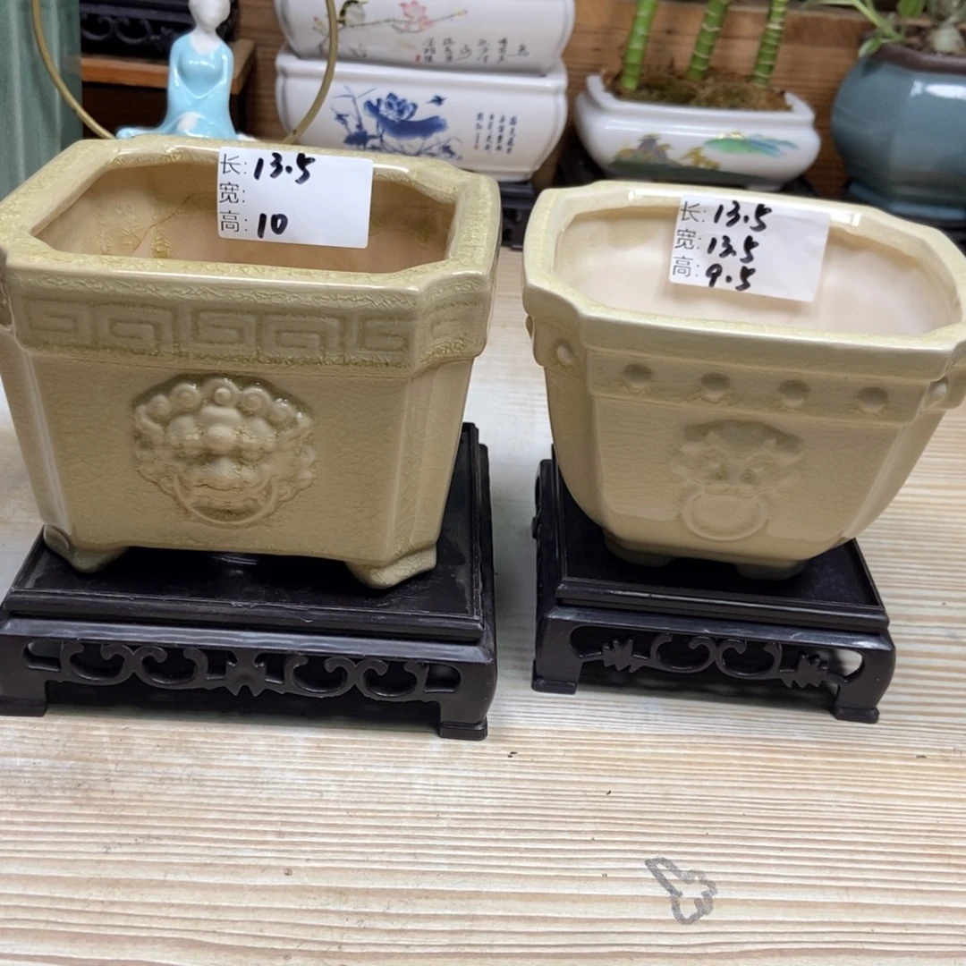 瓷片陶瓷花盆陶瓷艺术