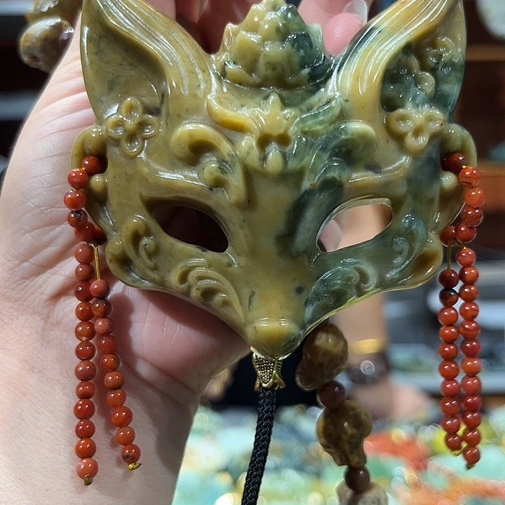 未镶嵌岫玉毛衣链