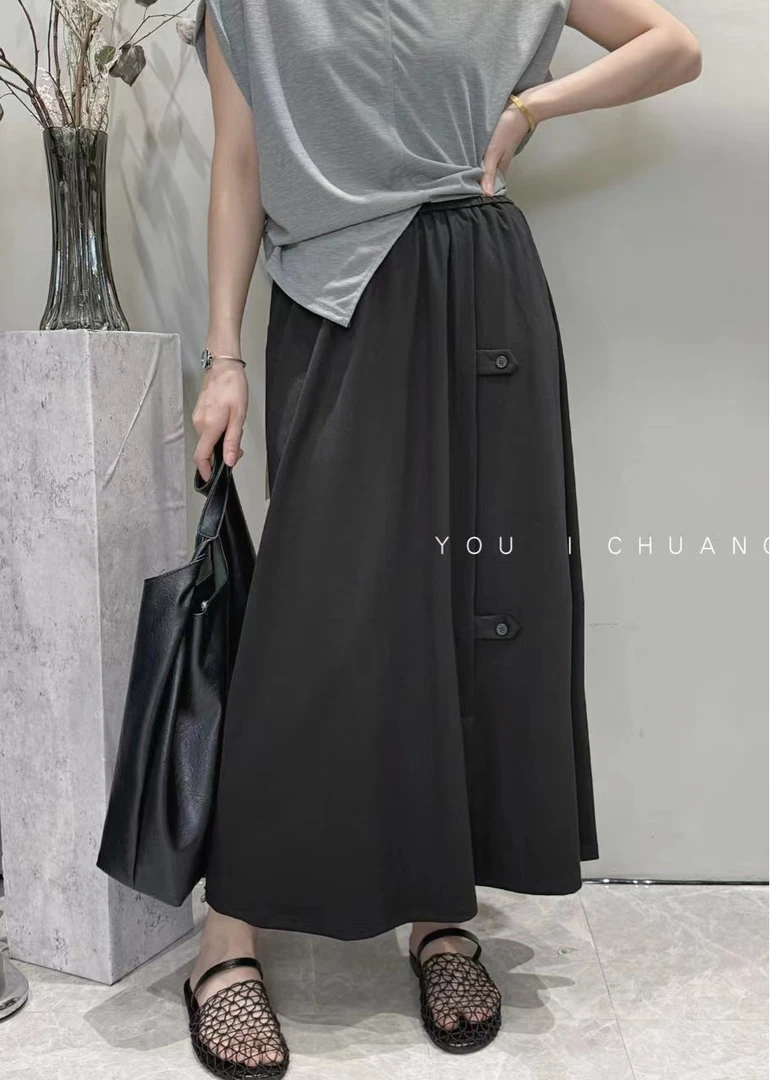 米多多 YC#609#时尚休闲百搭半裙 kc