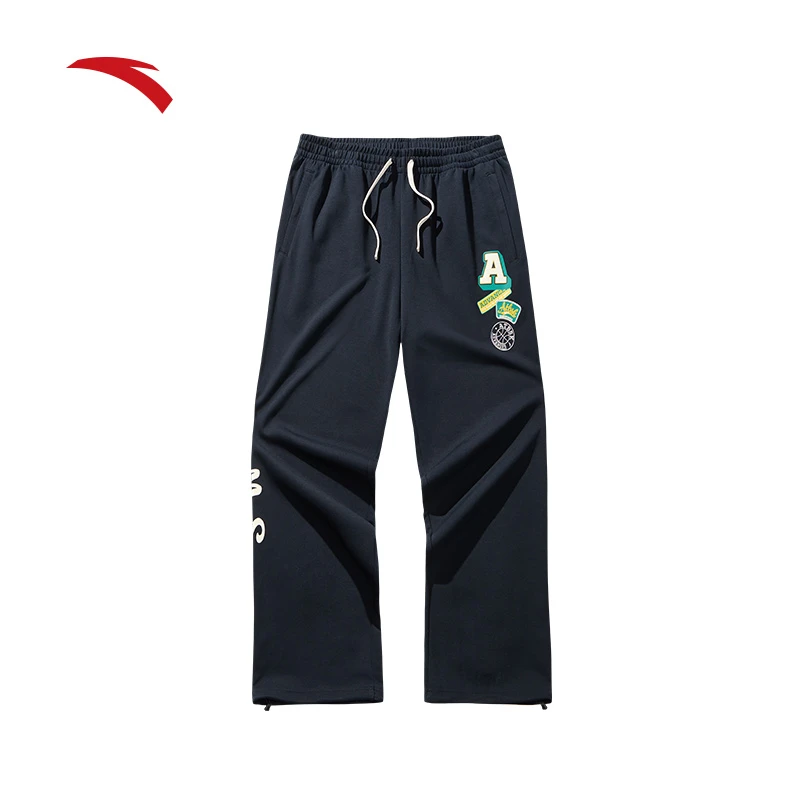 【乱打专属】安踏男运动裤卫裤宽松通勤穿搭休闲长裤针织春秋休闲