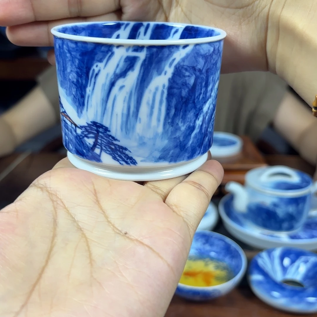 国一王老师手绘山水