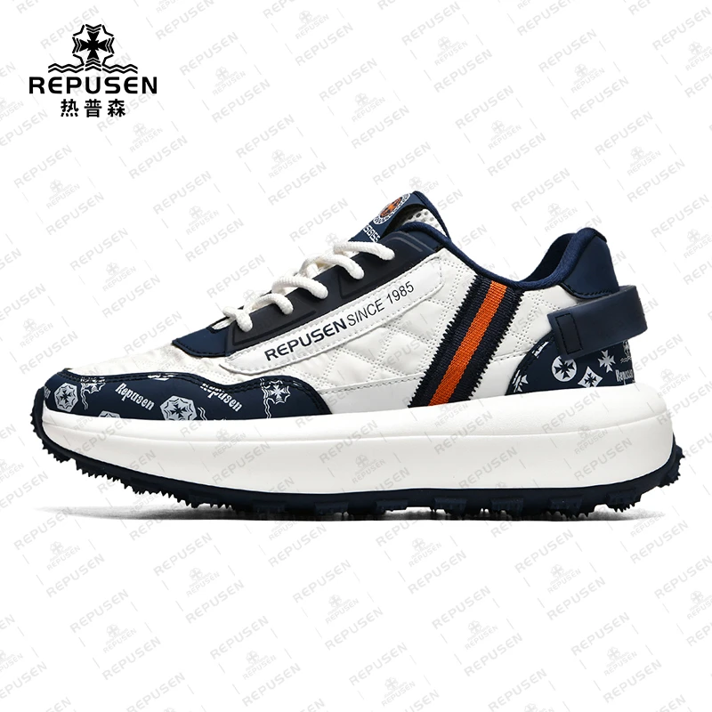 春季新款2025国潮软底轻便舒适运动鞋百搭时尚休闲潮鞋厚底增高鞋