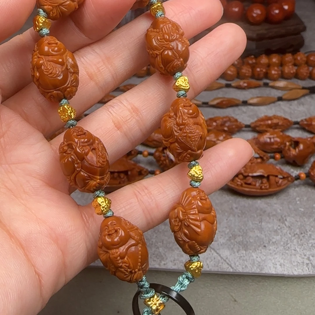 手串/手链橄榄核1.4尺寸八宝弥勒手串