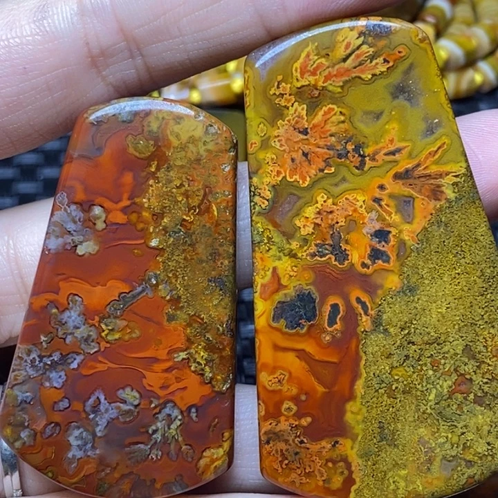 玛瑙/玉髓颈饰足银镀金镶嵌用****4