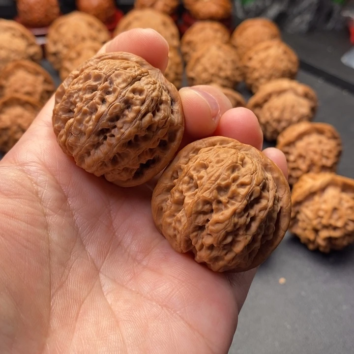 文玩核桃把件37野地雷野核