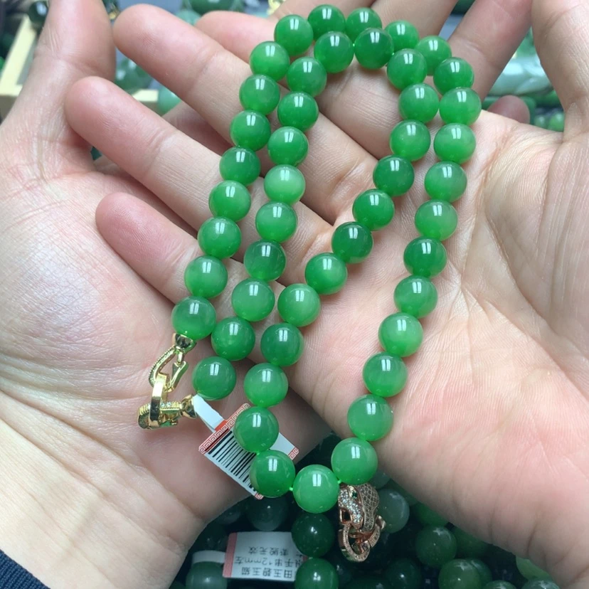 【闪购商品】和田玉（碧玉）项链未镶嵌二***西