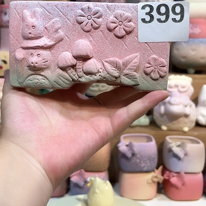 麦饭石多肉植物花盆399