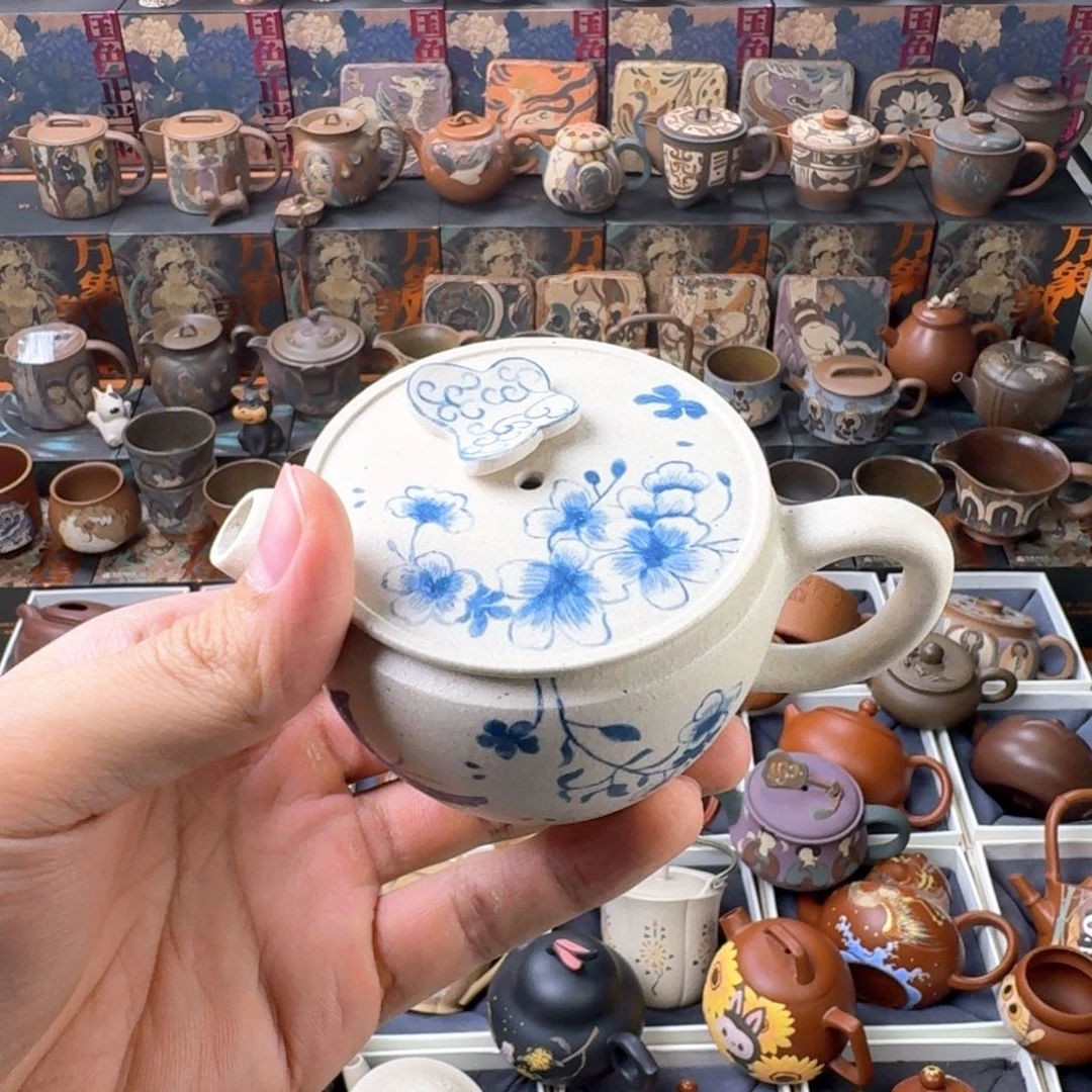 茶壶紫砂150ml原矿精工半手