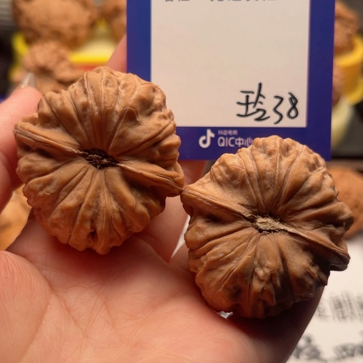 吊坠文玩核桃福*文玩核桃38