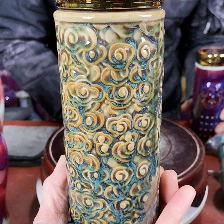 行***稳尚峰钧窑作品杯子