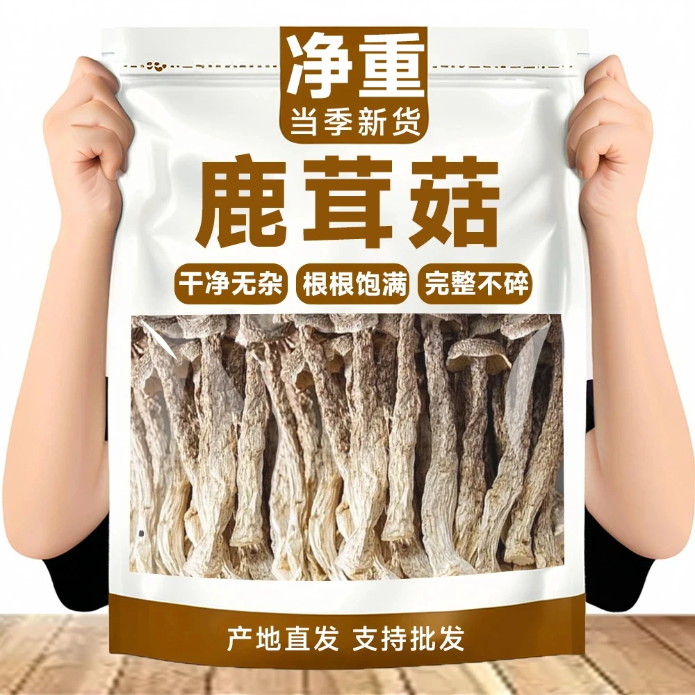 【当季新菇】精选净重鹿茸菇古田特产干货食用菌菇煲汤食材干锅爆炒