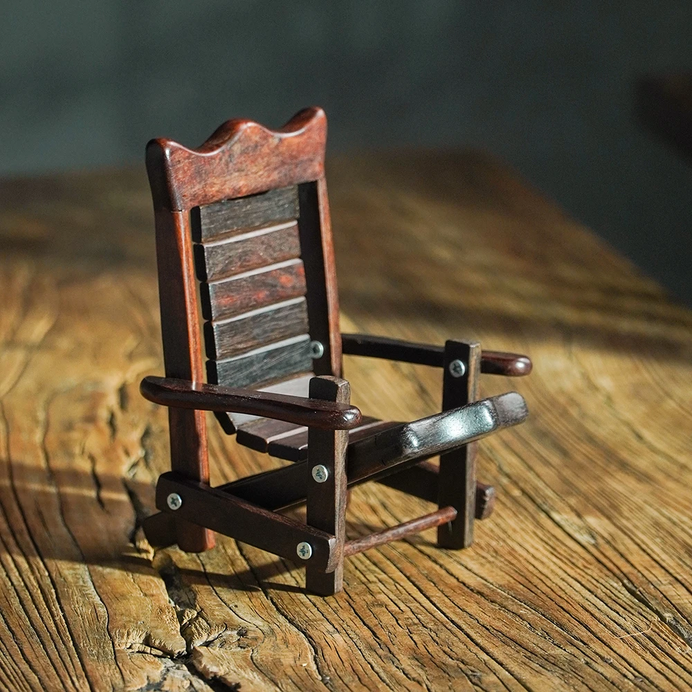 ZJ005(邱峰专属)木质创意小椅子支架摆件桌面摆件
