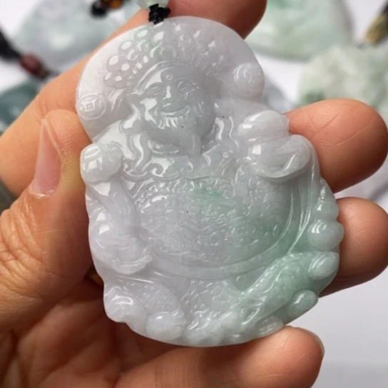 翡翠未镶嵌挂件翡翠