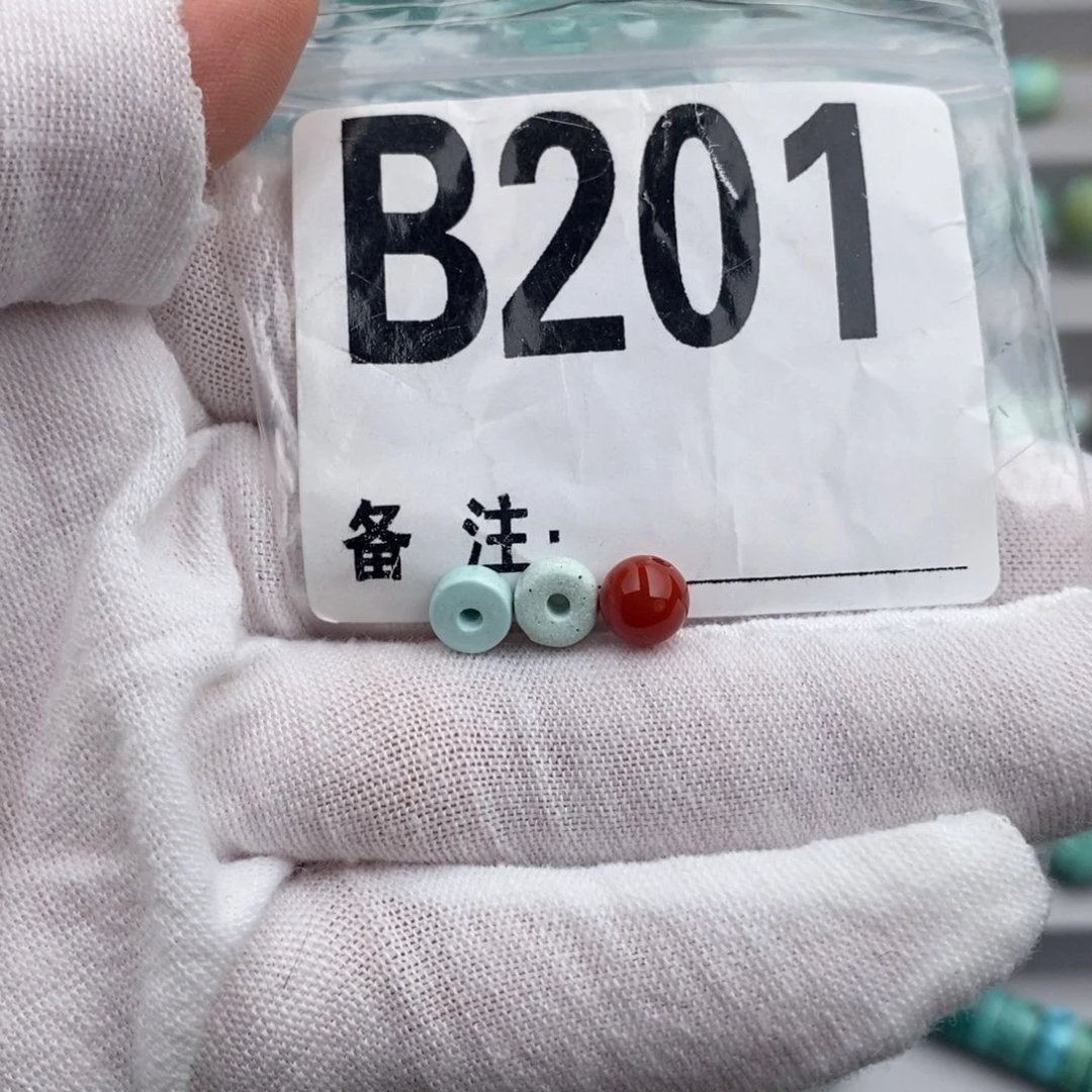 未镶嵌卡6直切一对南红玛瑙