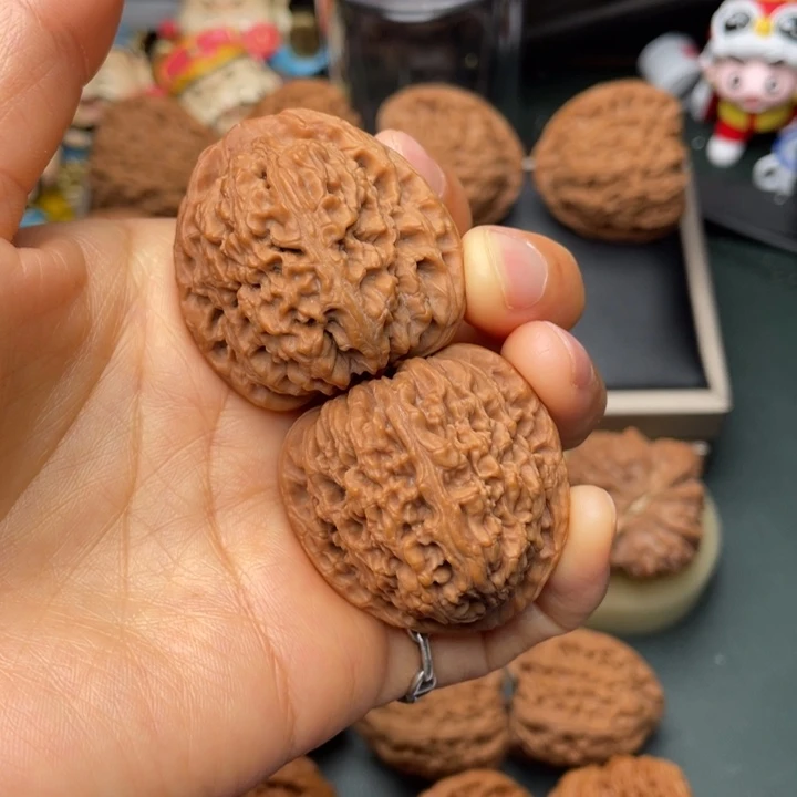 吊坠文玩核桃37尺全家福高炮