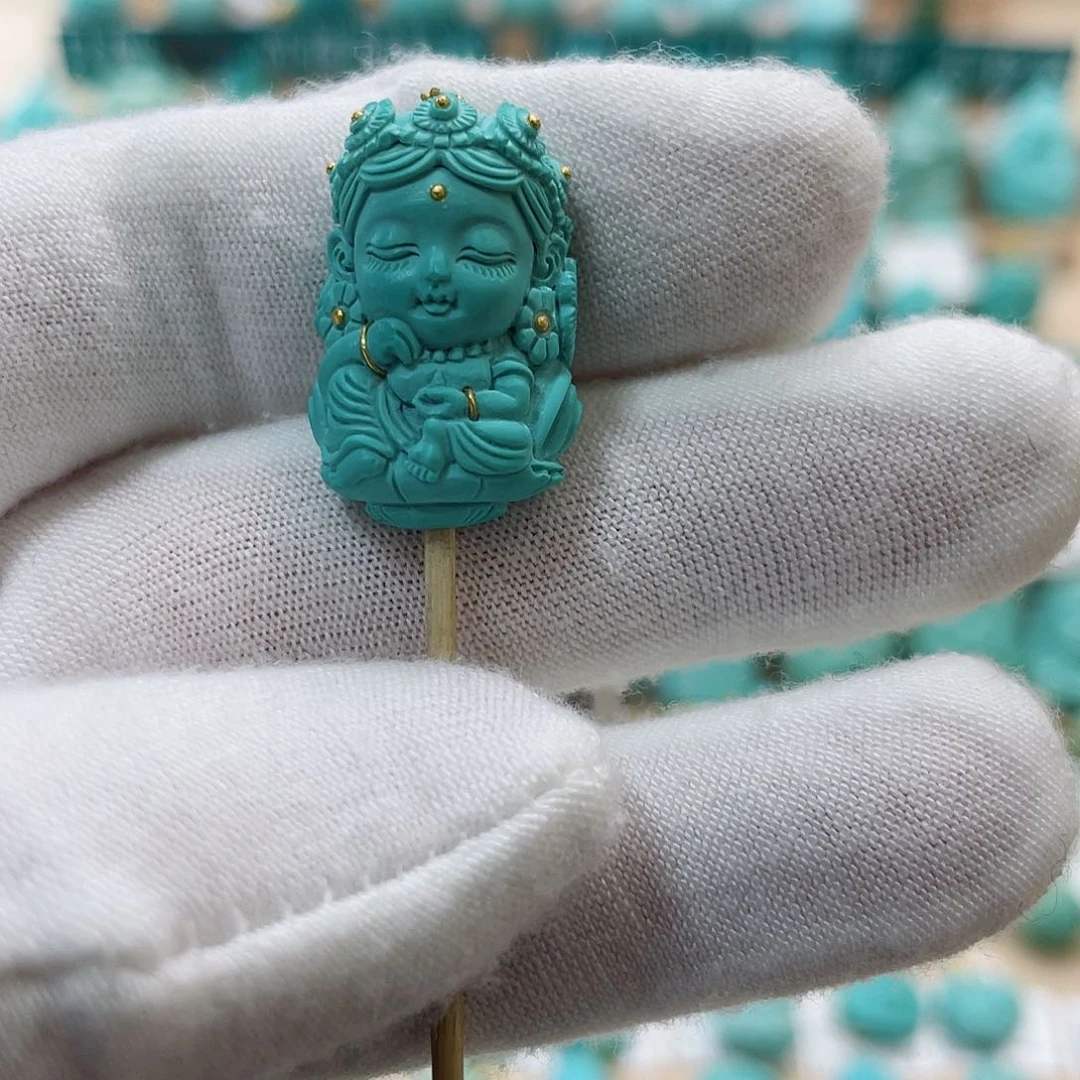 绿松石珠宝奇石未镶嵌