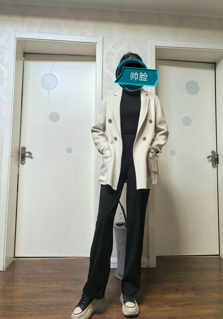 意大利高奢Max系列双面羊绒大衣