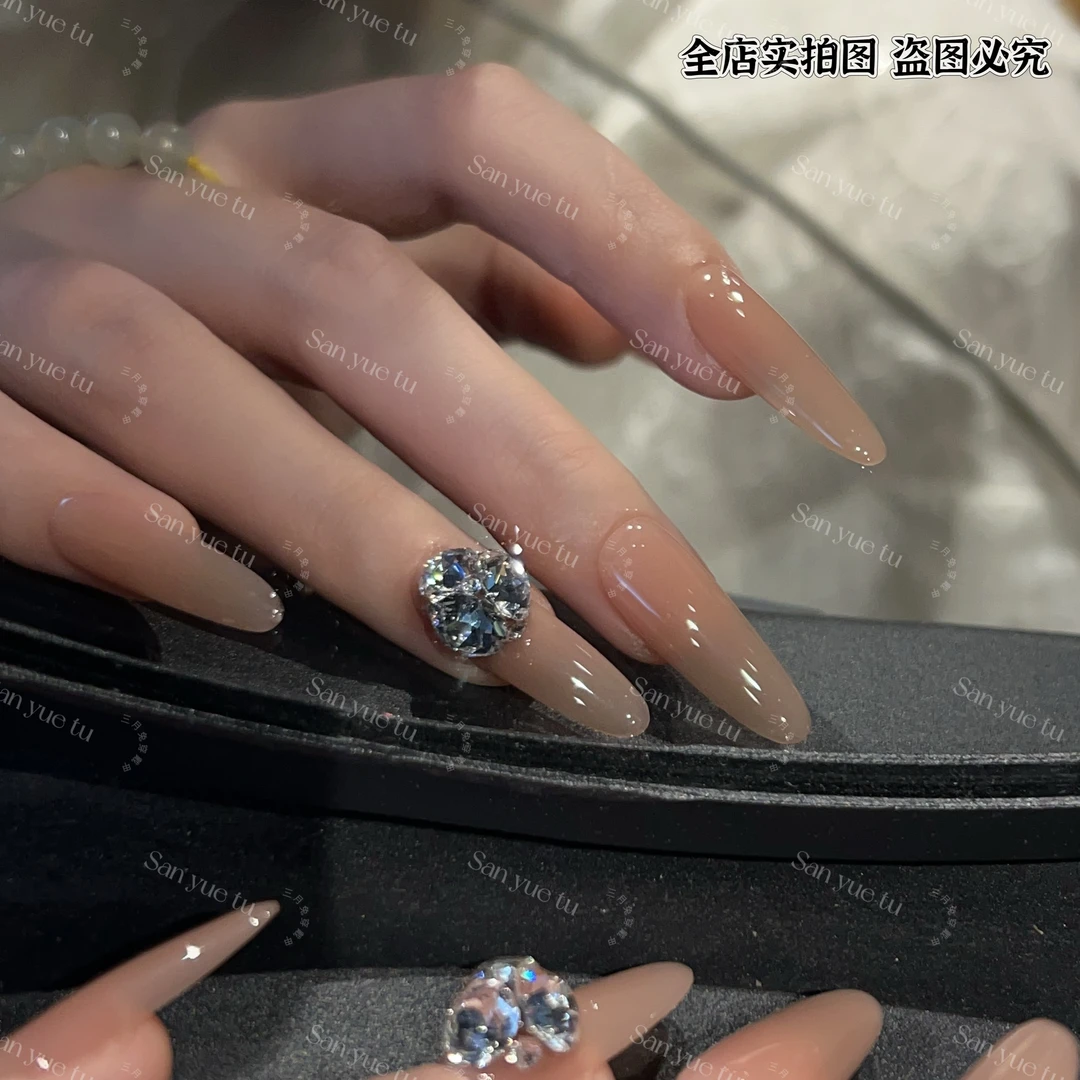 酥晓兔-甘露寺2.0 美甲穿戴甲施家全华12片气质穿戴甲新款穿戴甲