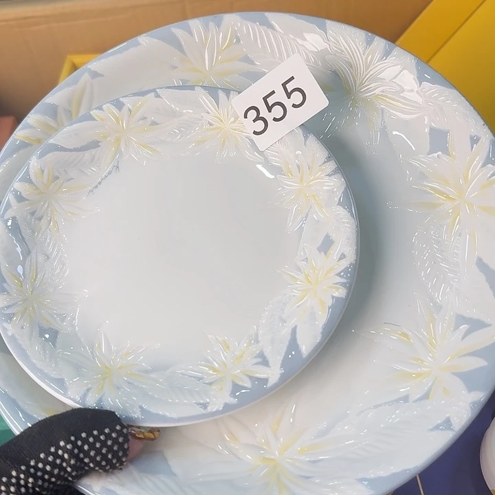 瓷片很好看的盘子