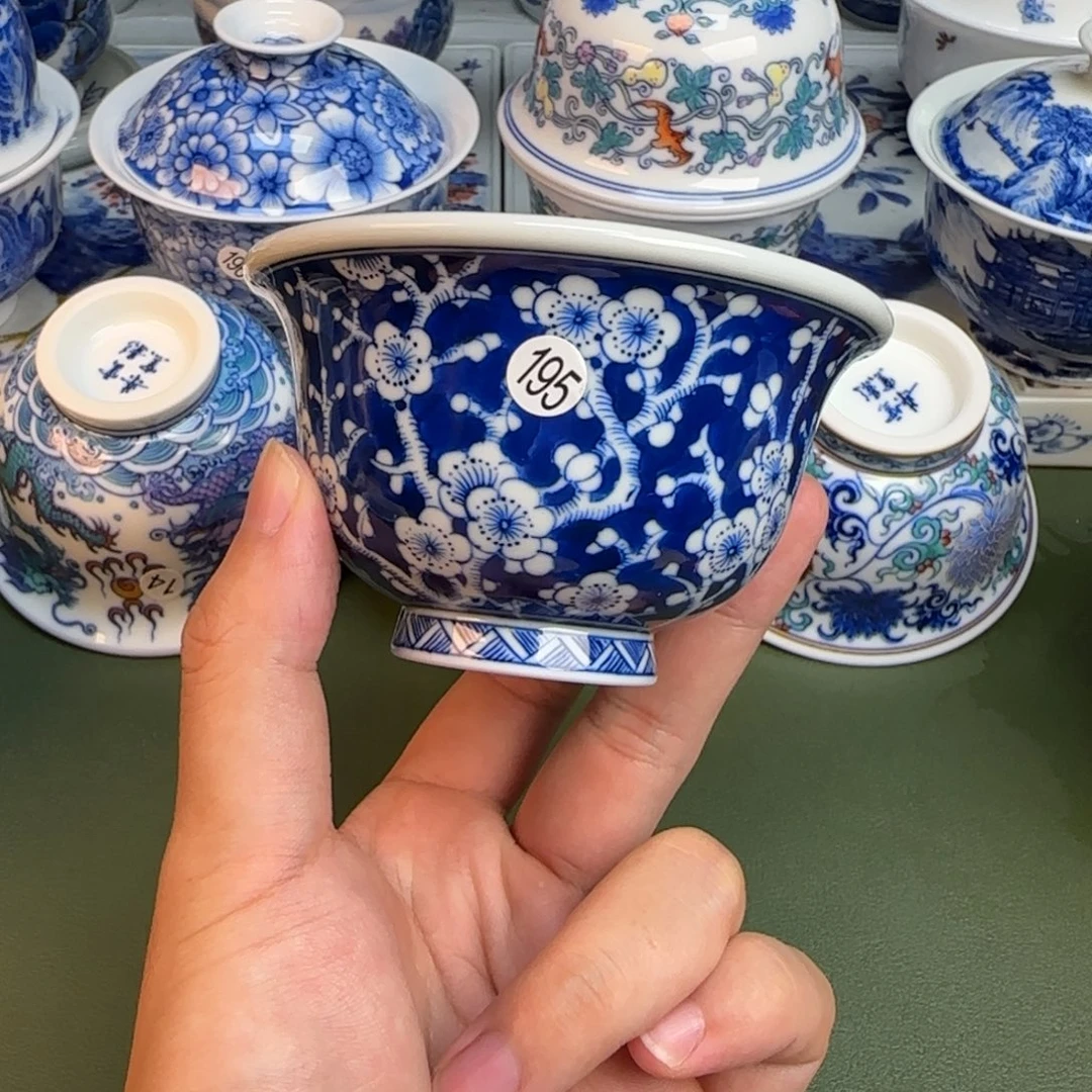 彦祖纯手工手绘茶具195