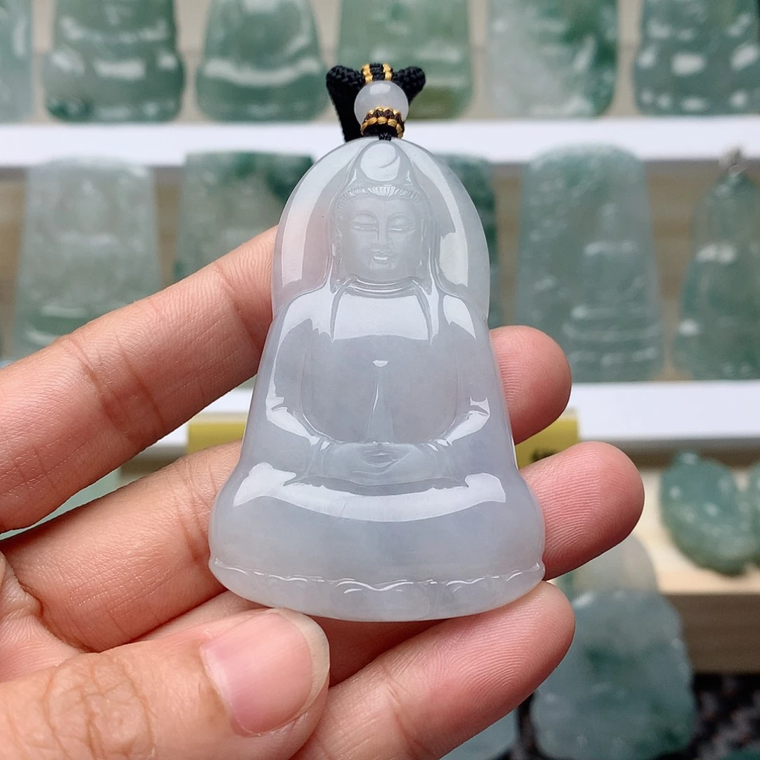 翡翠未镶嵌吊坠(不含链)素衣