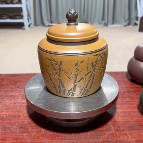 紫砂茶叶罐。。。。。。。。。