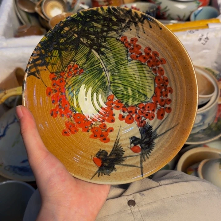 瓷片景德镇陶瓷手工手绘
