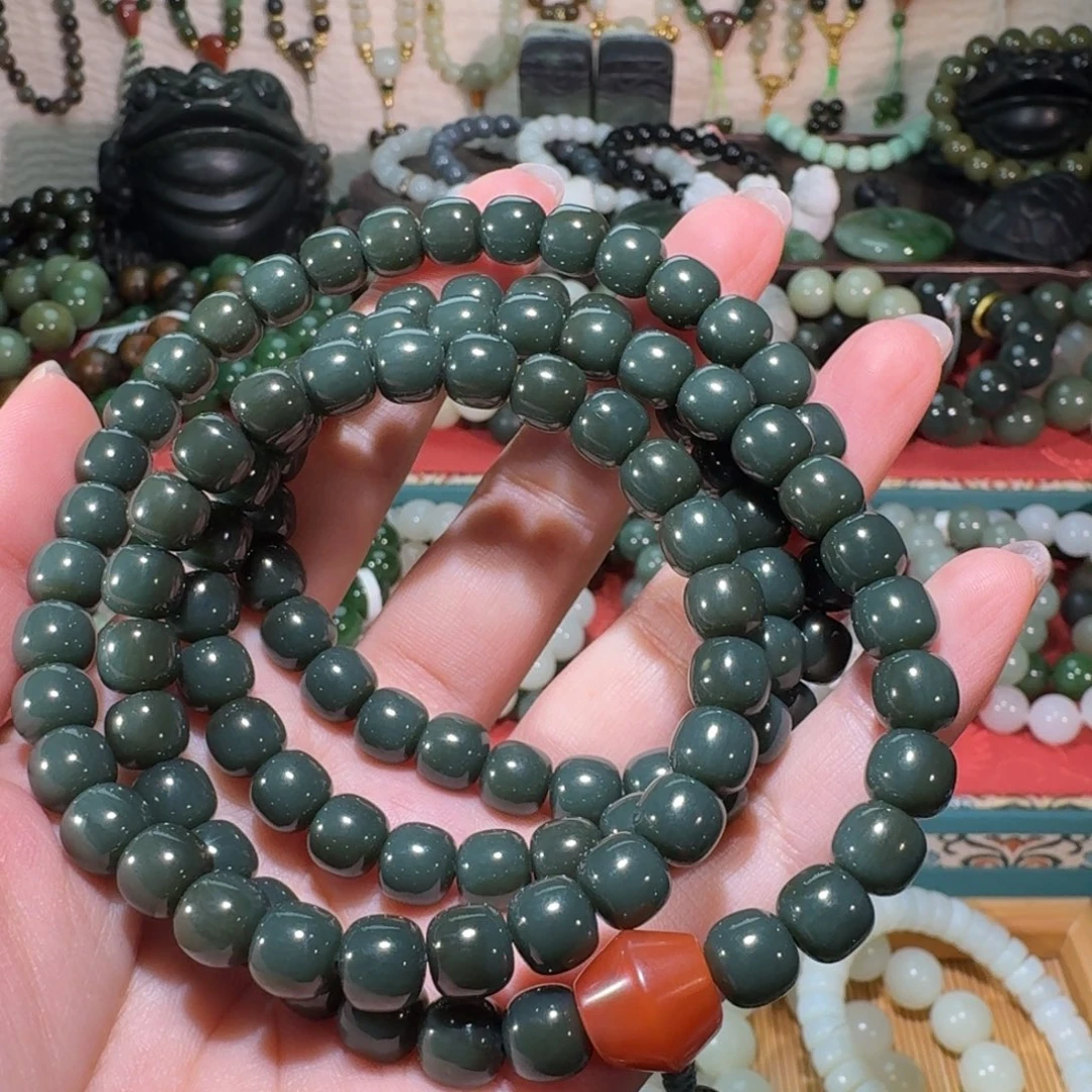 西****和田玉未镶嵌手链