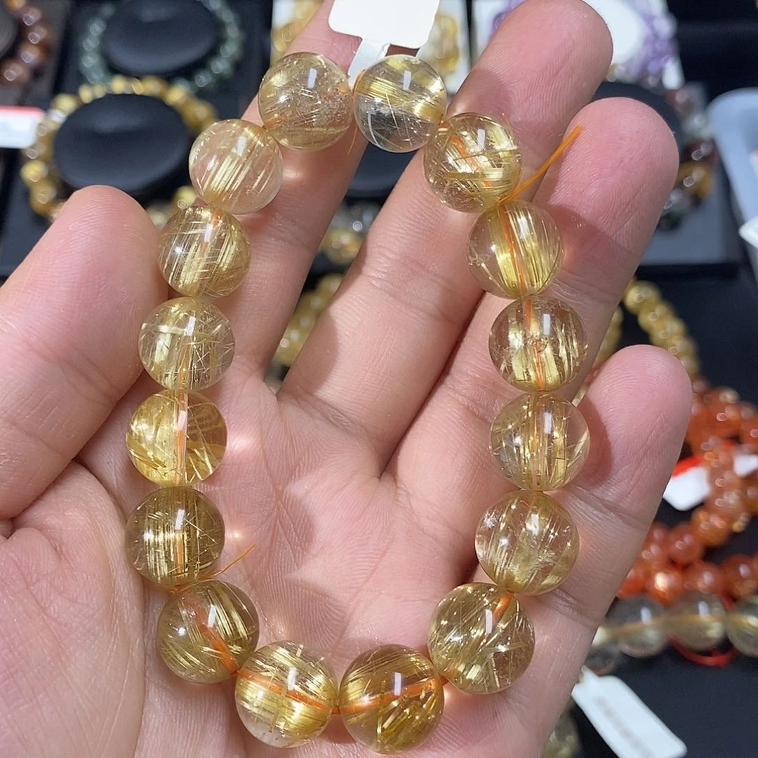 未镶嵌手链水晶金发晶