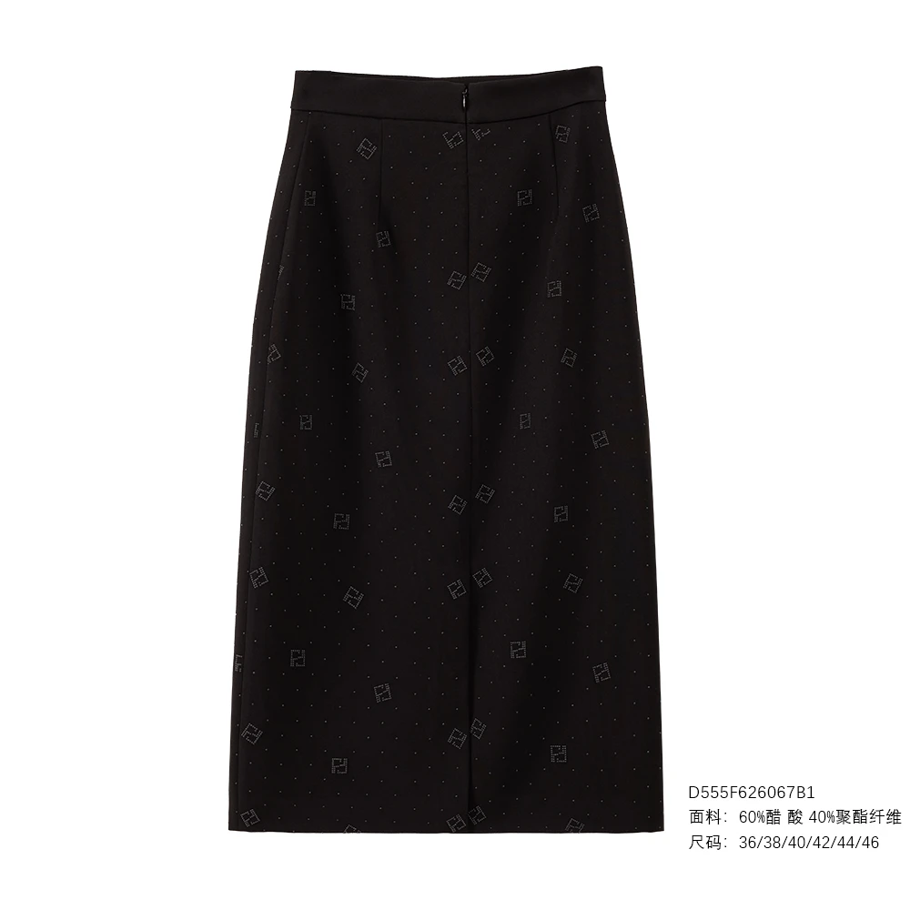 FENDILOR小怪兽25年秋冬款女士半身裙 D555F626067B