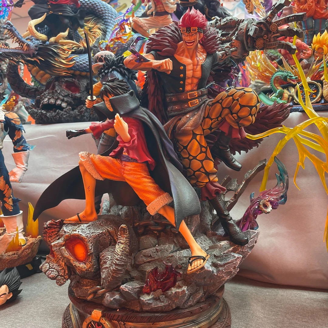 鬼道 三船长  路飞 罗 基德   手办模玩摆件  27cm