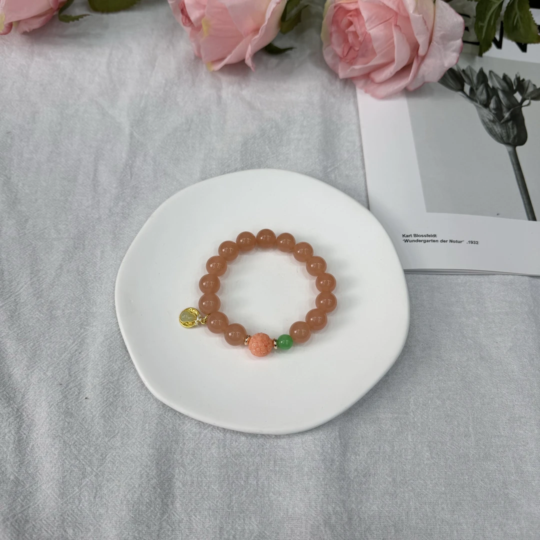 高定珠宝藕粉手链12+HF1108S088