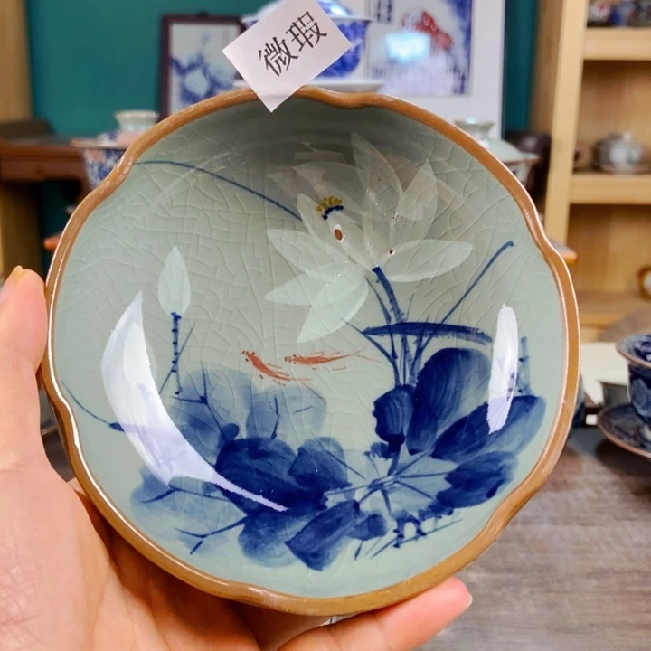 瓷片手工制作工艺精湛等