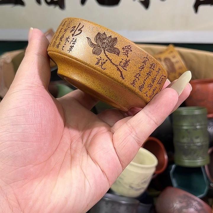 茶杯紫砂全手工紫砂主人杯