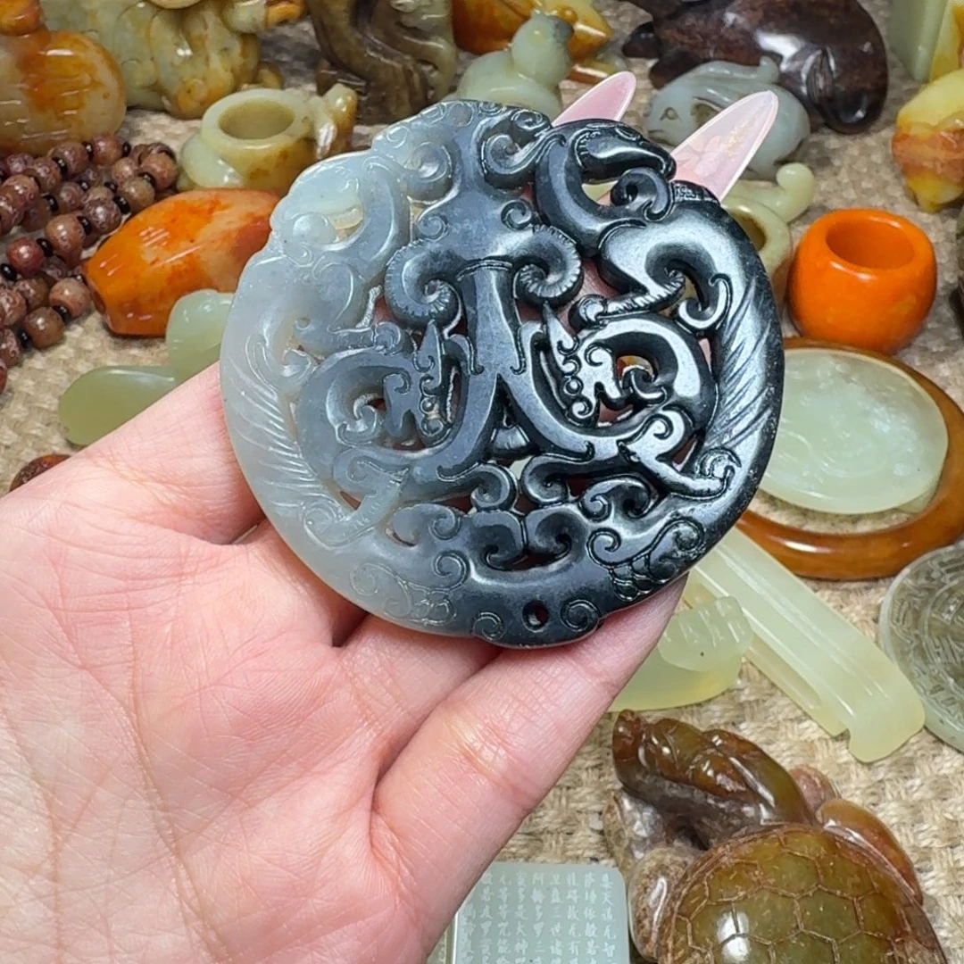 吊坠白玉菩提挂件