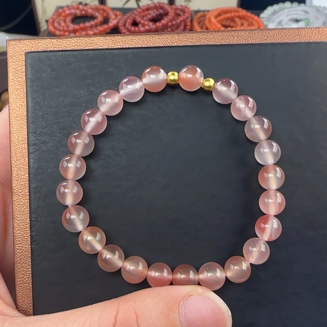 南红玛瑙未镶嵌手链