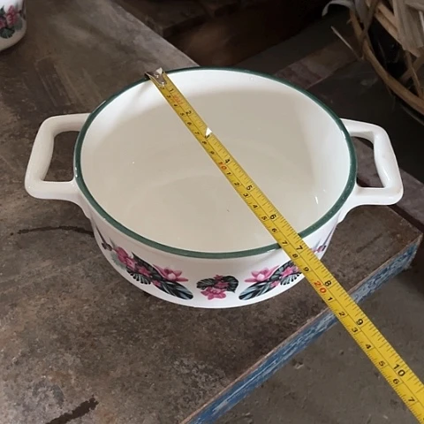 微瑕，不能明火，口径16，高度5