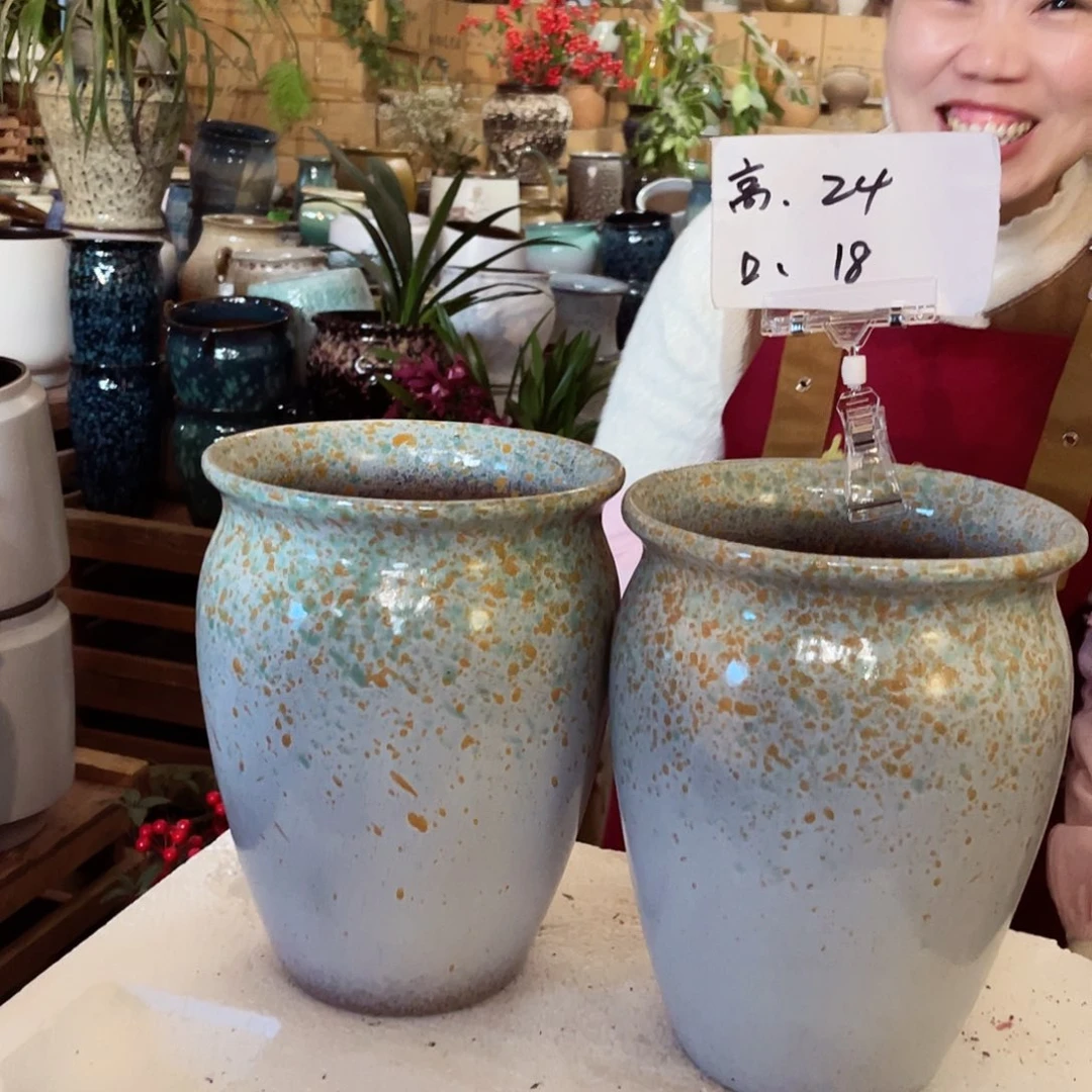 紫砂花盆高度24口径18