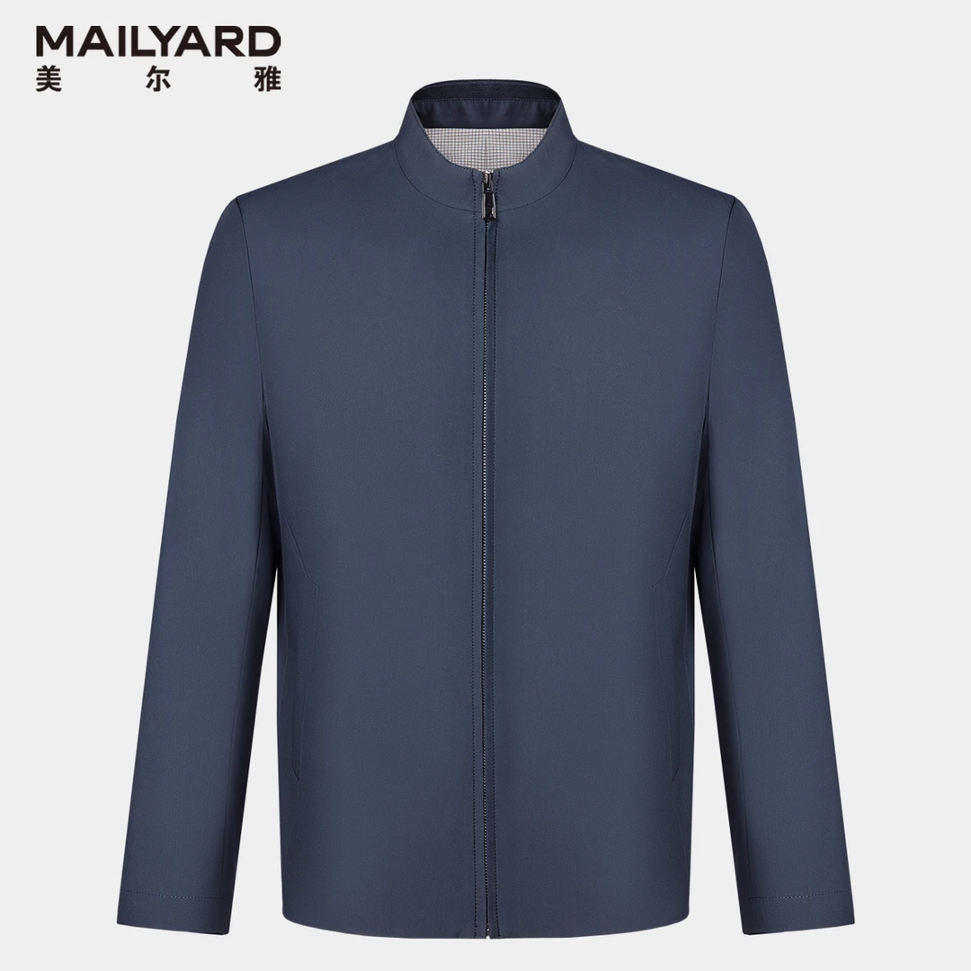 MAILYARD/美尔雅男式茄克商务休闲立领夹克男士上衣410W