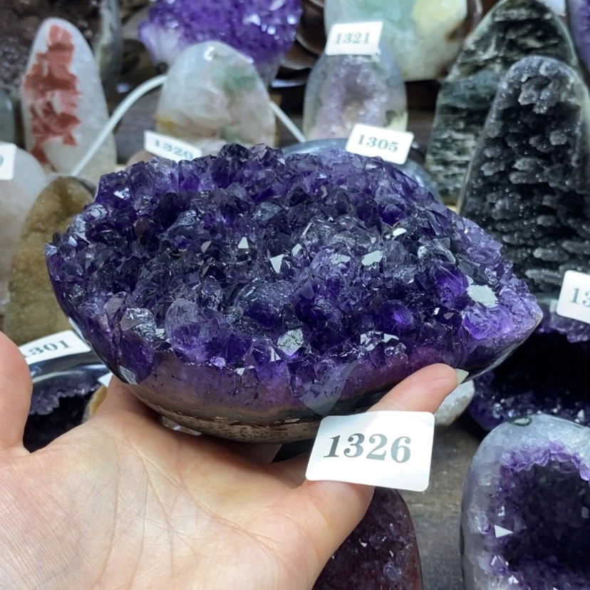【闪购商品】未镶嵌大型摆件（非配饰）紫晶