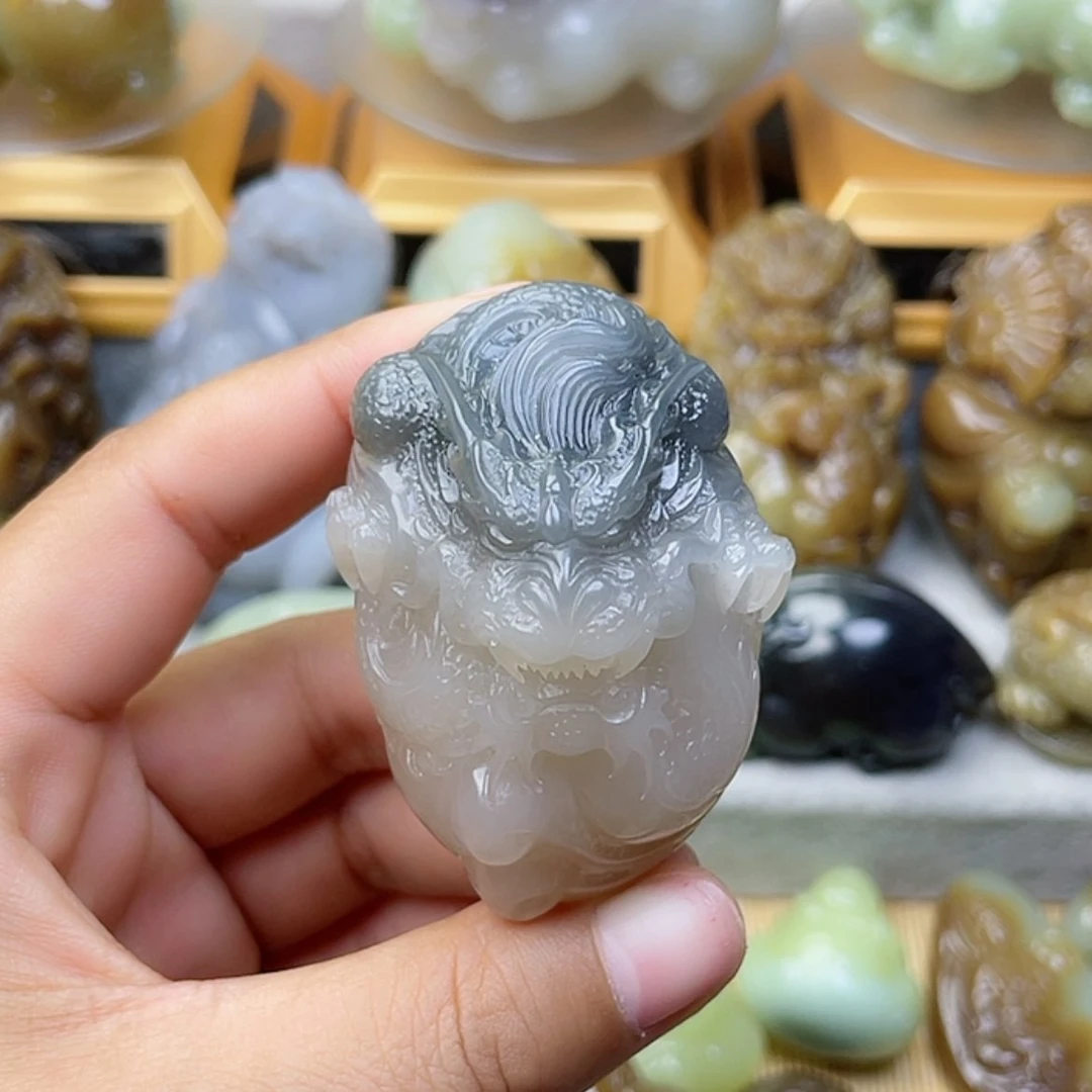【闪购商品】未镶嵌和田玉挂件九****鱼
