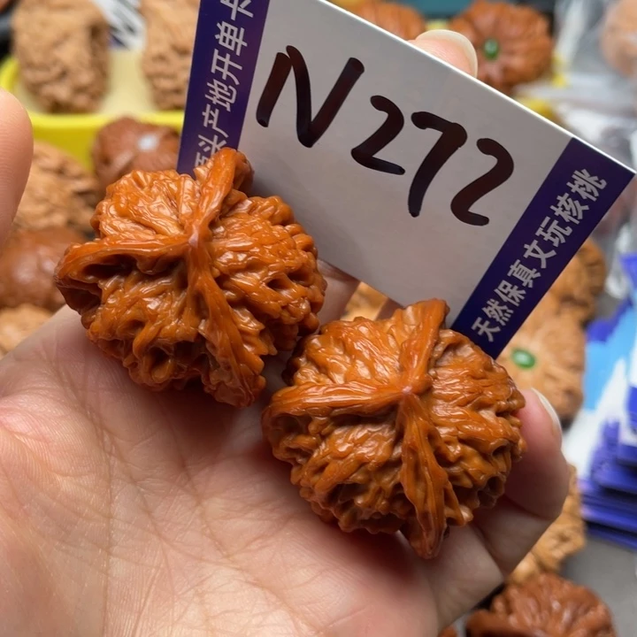 桃核把件三棱37尺