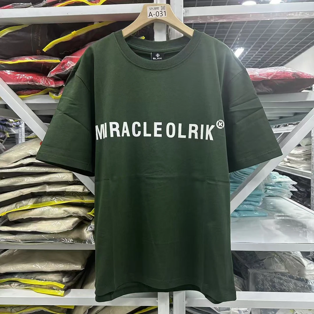 美式复古字母LOGO印花短袖T恤