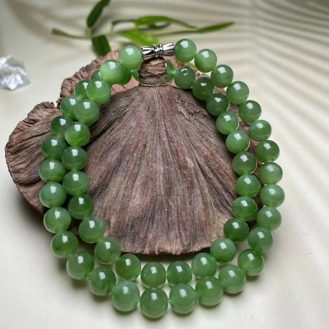 石惑珠宝*35552和田玉约8mm项链·