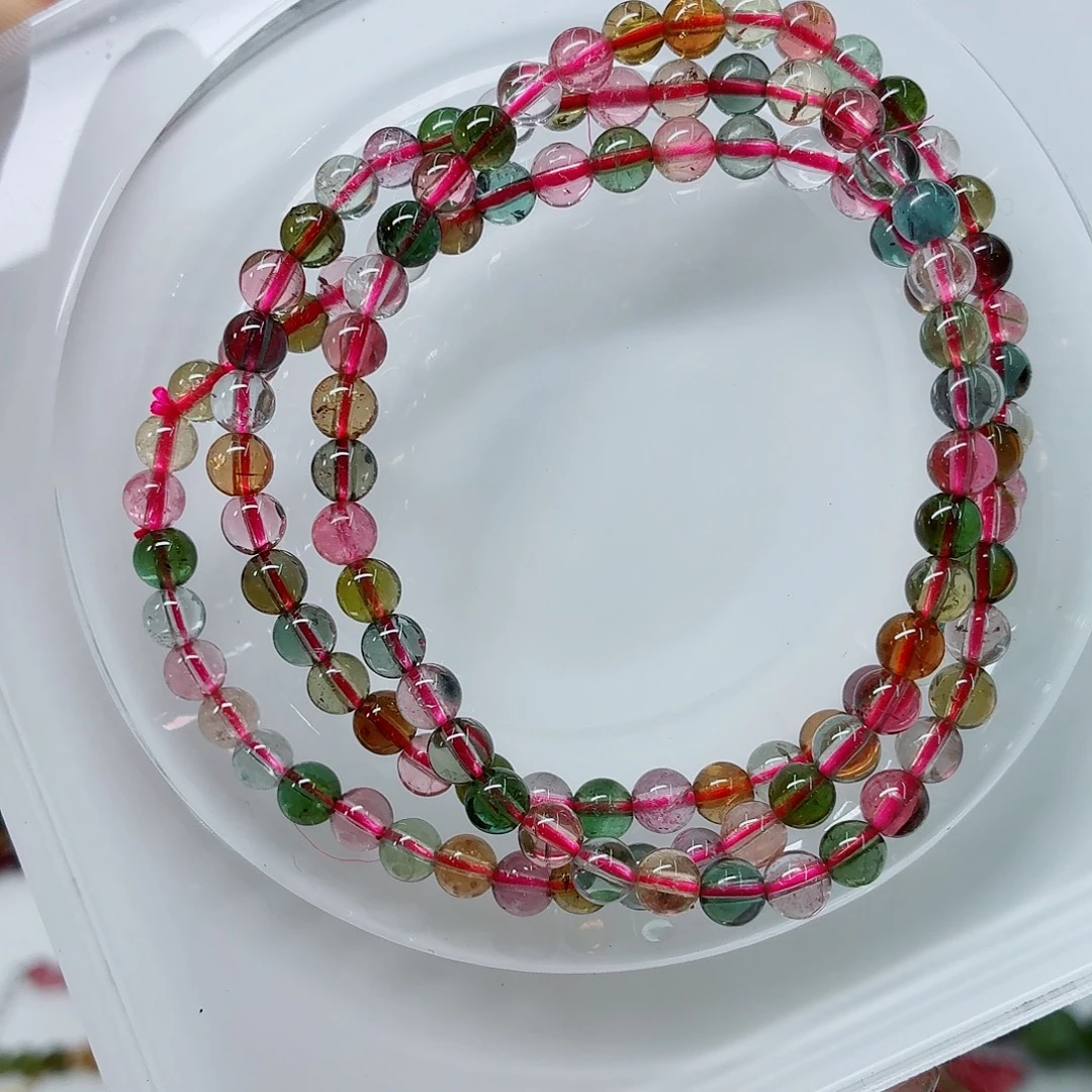 未镶嵌手串碧玺5@